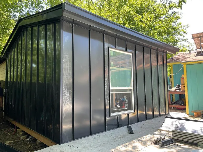 Black standing seam metal wall panels for Roof Inspection in Long Hill